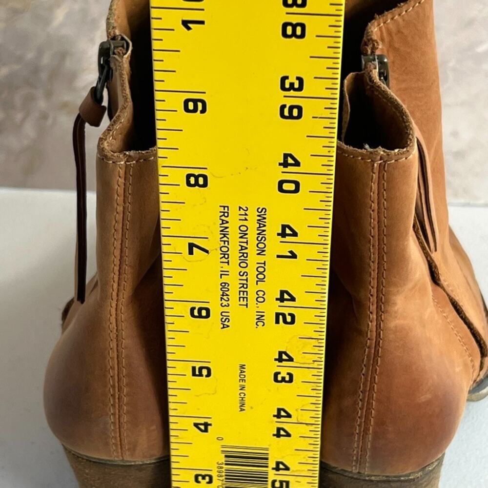 Steven Paradoxx Boots Women's Size 10 Brown Matte Leather Zip Ankle Booties - Picture 5 of 13